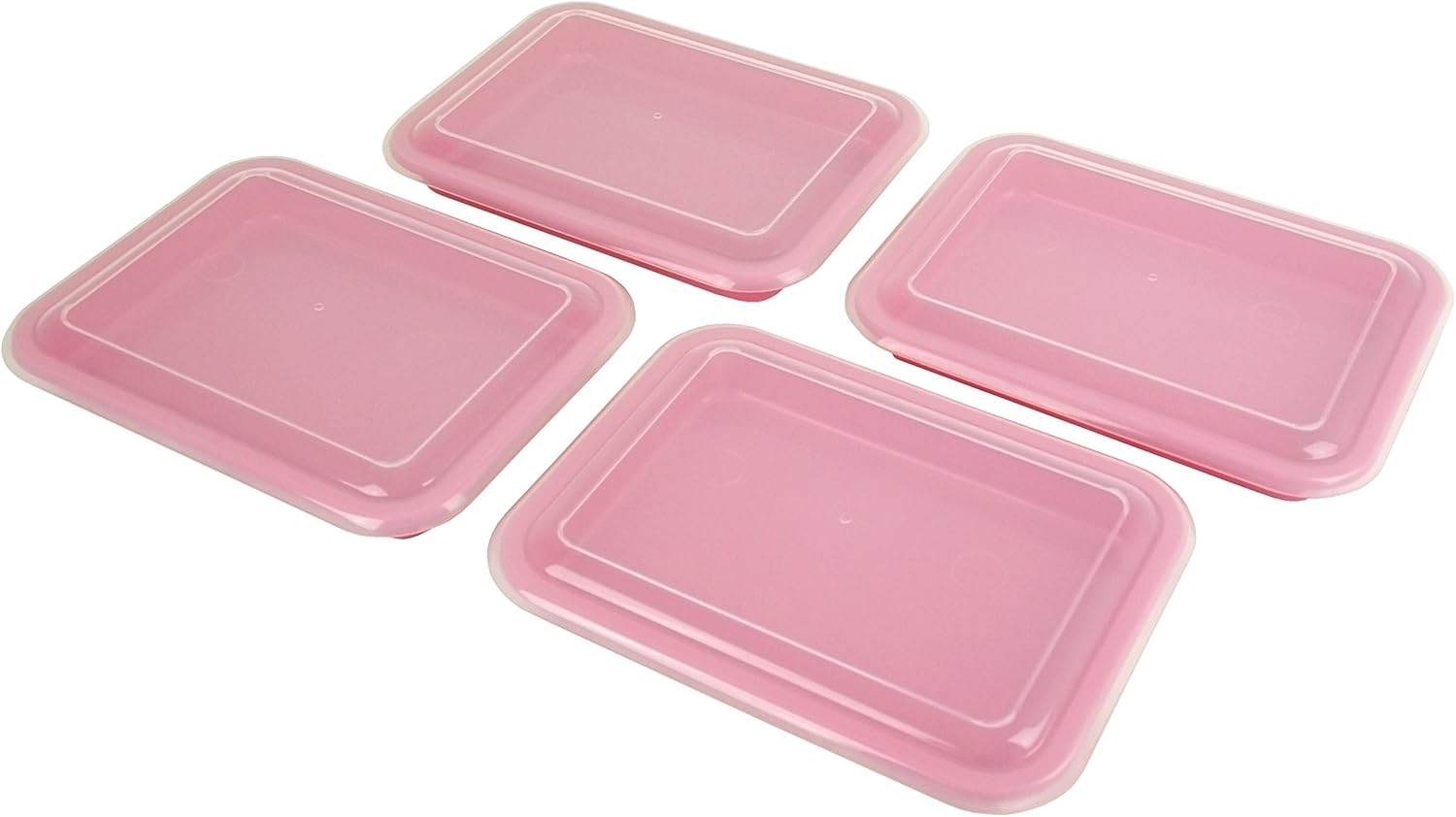 Amazon|サンコープラスチック キッチン フタ付 バット 4個組み 008893|バット オンライン通販 Amazon|サンコープラスチック キッチン フタ付 バット 4個組み 008893|バット オンライン通販