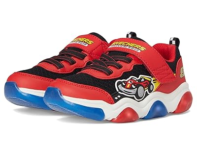 SKECHERS KIDS Mighty Glow 2.0 (Toddler) Boys Shoes Red/Black : 8 Toddler M, Synthetic/Textile