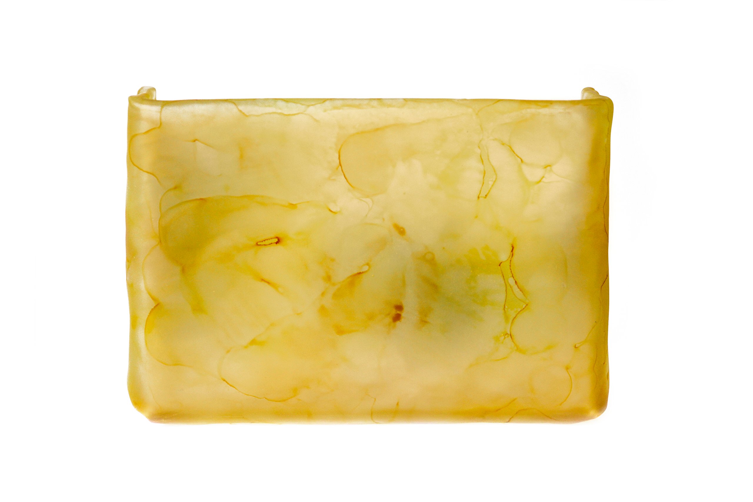 Onli Ámbar Mikado Aplique Pared Rectangular De Cristal Satinado Decoro Radica,