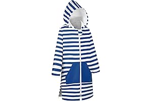 MissShorthair Kids' Beach Cover Up with Zipper for Boys