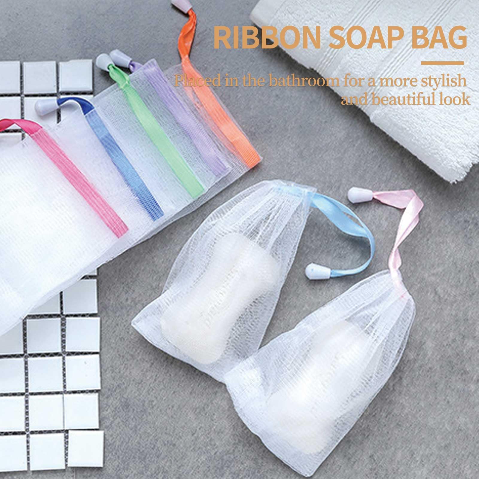 20 bolsas de jabón, bolsas de jabón, bolsas de jabón, redes de espuma de nailon, redes de limpieza facial, bolsas de jabón para jabón sólido, bolsa de malla de jabón, red de espuma, bolsa para baño y
