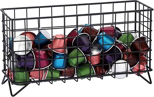 ELLDOO Soporte para cápsulas de café, organizador de cápsulas de café de gran capacidad para cápsulas K Cup Keuring Espresso Cápsula de café, cesta