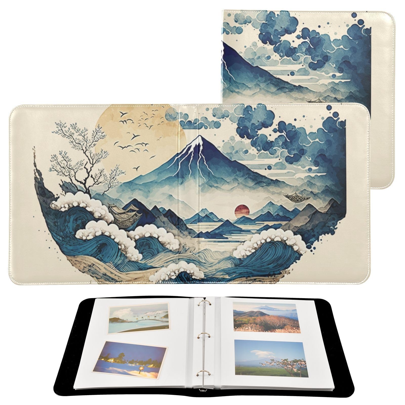 Amazon.com: AIXIWAWA Photo Album Vintage Japanese Landscape Print