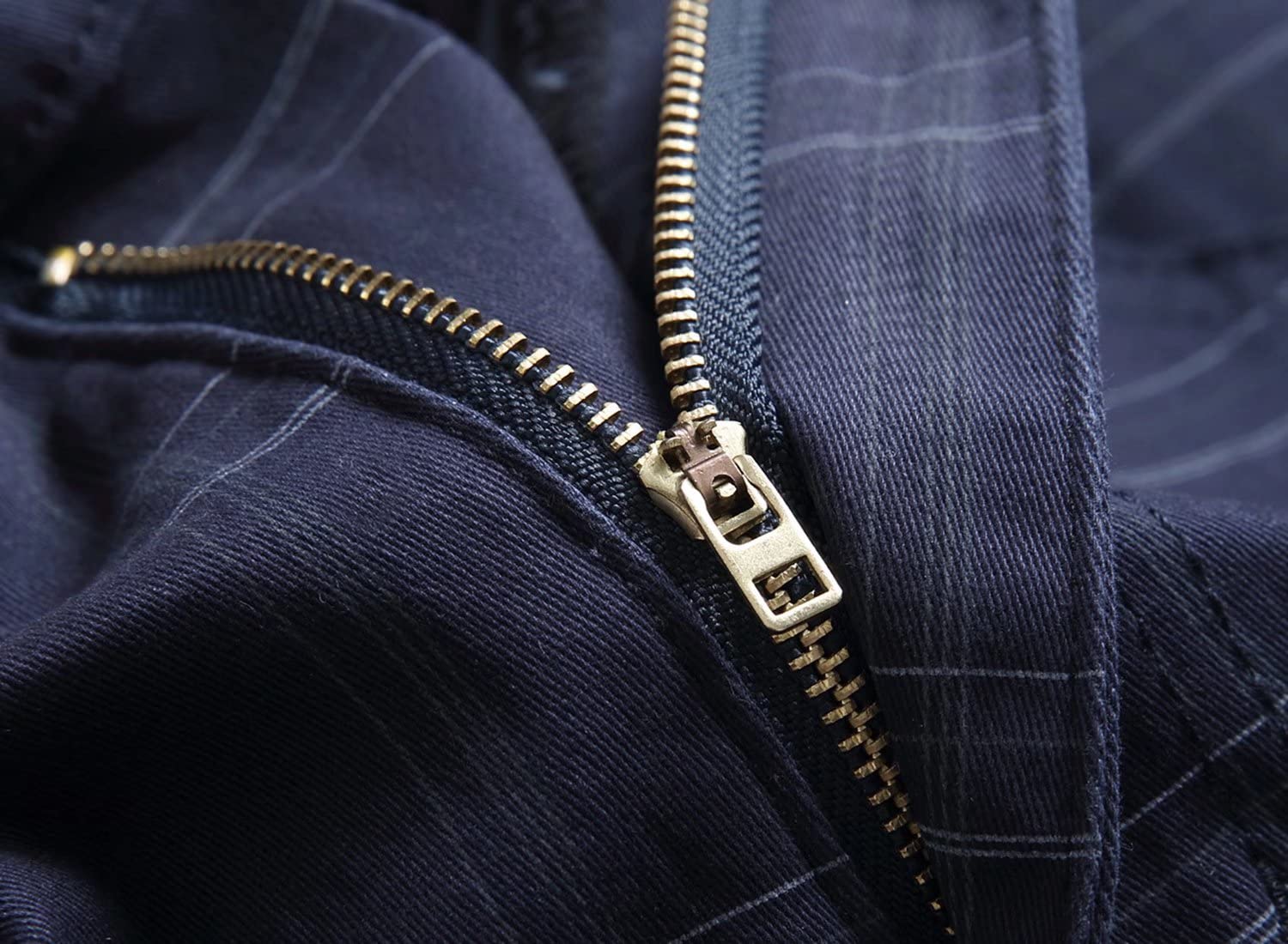 HENGAO Pantaloni Chino da Uomo a Quadri, vestibilità Dritta