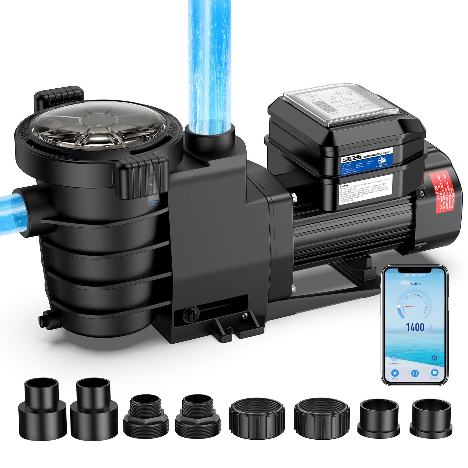 CrestWave Smart Variable Speed Pool Pump