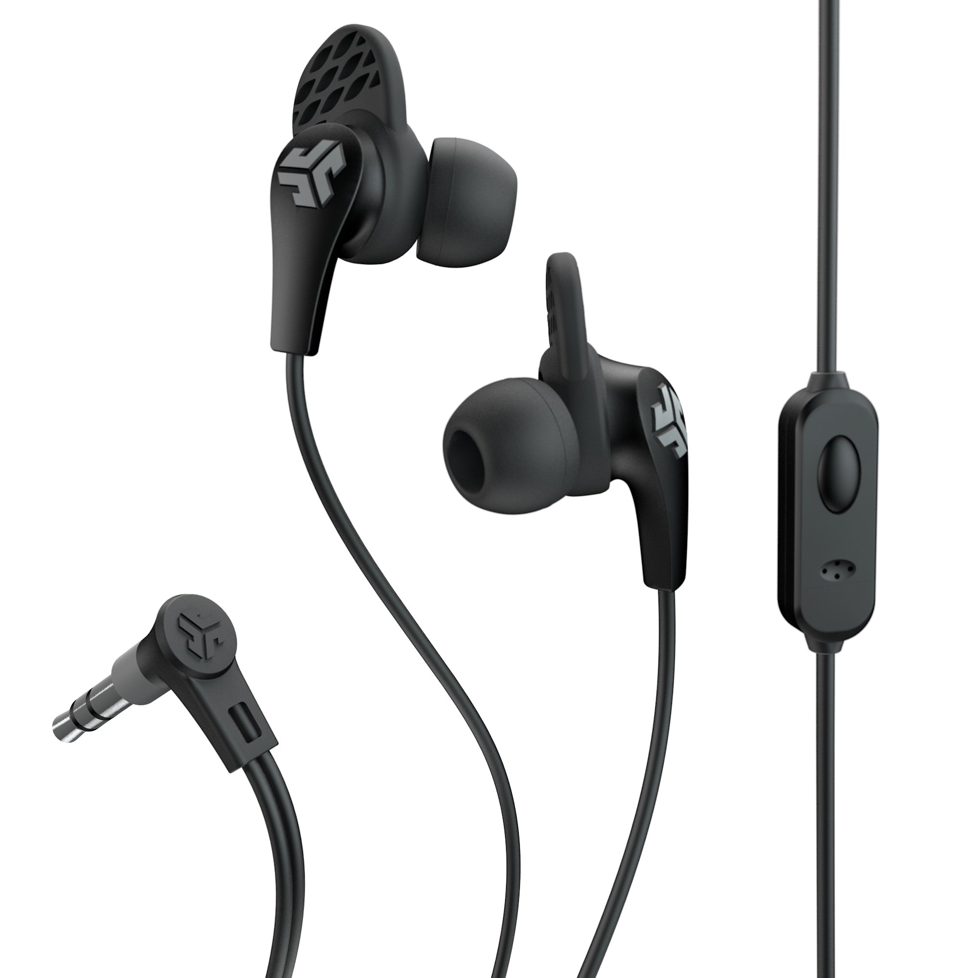 JlabAudio JBudsPRO Premium in-ear Earbuds with Mic, Guaranteed Fit, GUARANTEED FOR LIFE - Black