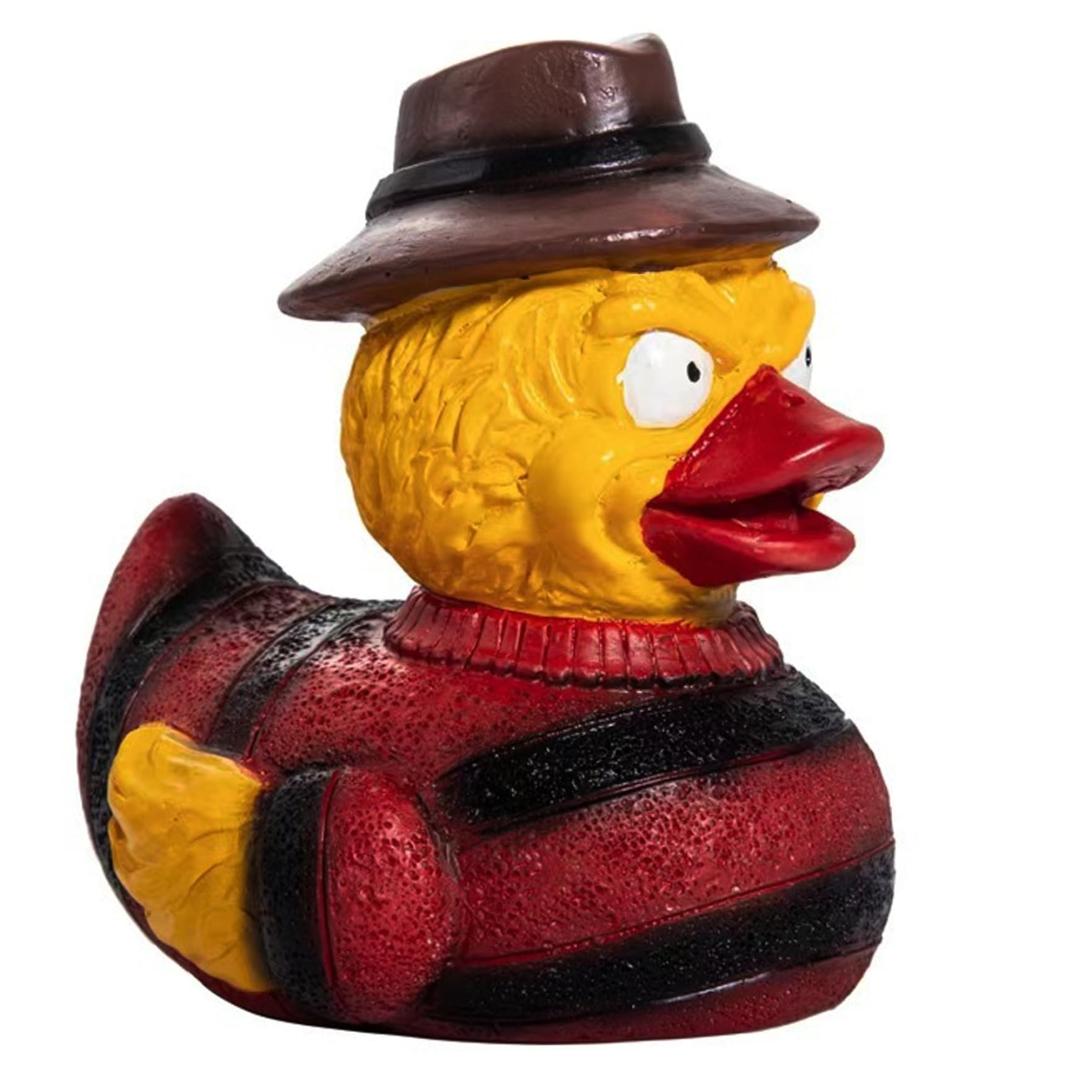 Yeaxxsqy 3D Goth Satanic Duck Ornament, Punk Duck Statue Collectibles Character Ornaments for Home