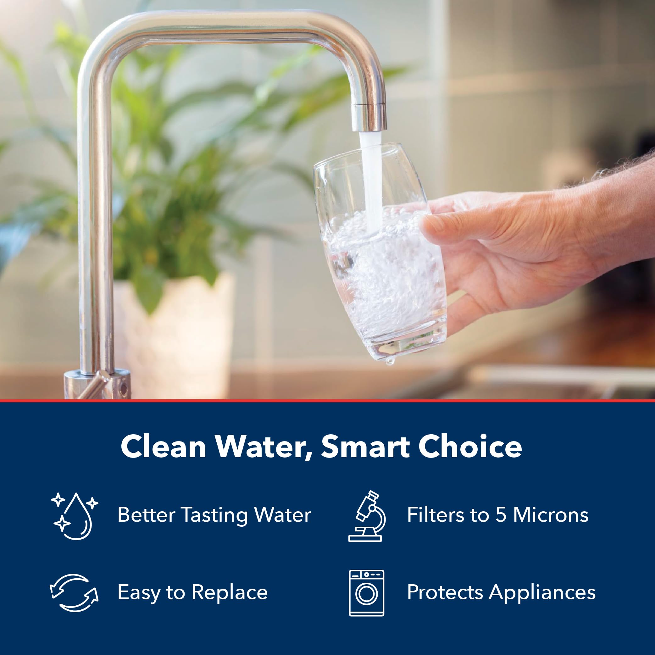 US Water Systems Spun Polypropylene Sediment Filter 5 Micron Water Filter 10 X 2 5 Water Filter Replacement — view 5