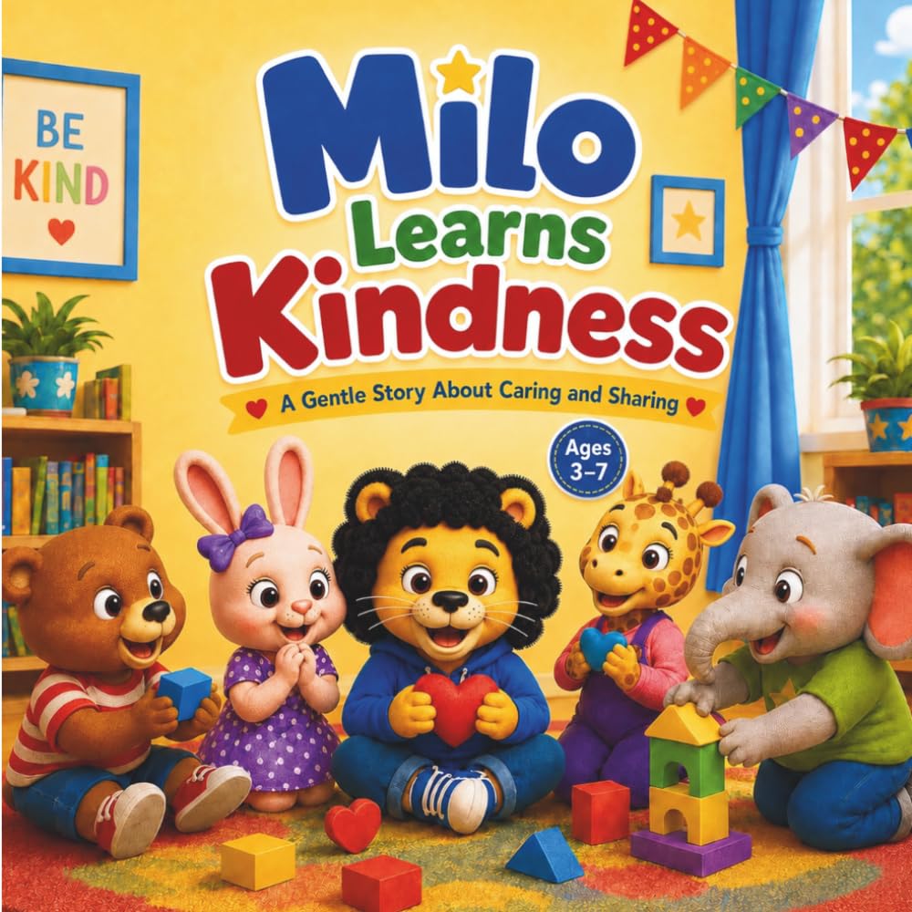 Milo Learns Kindness: A Gentle Story About Caring, Sharing, and Being Kind to Others (Milo Big Feelings Series)