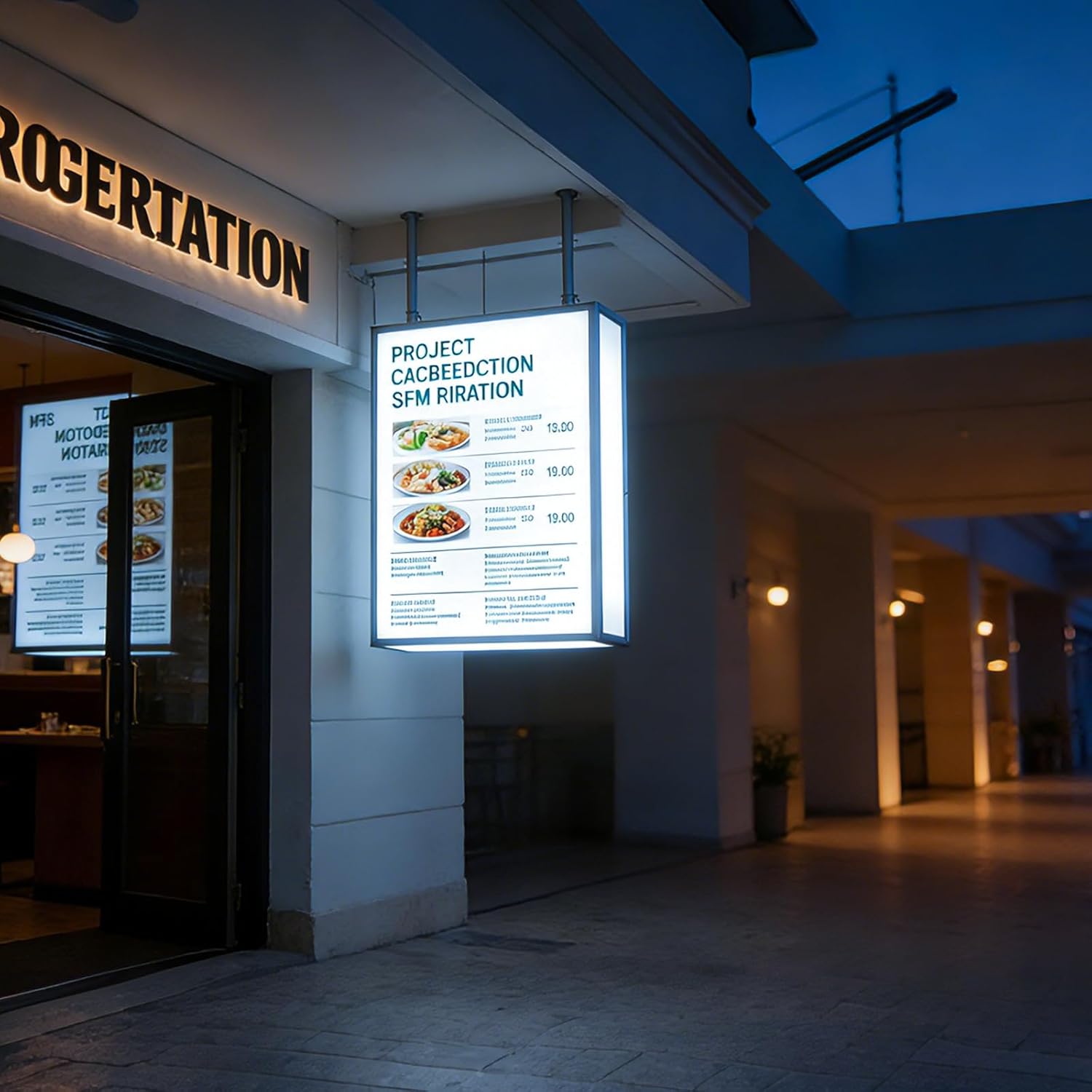 JESLED 360 Degree T8 T10 T12 3ft 24w R17D/HO Base, led Outdoor Tubes for Double Sided Signs 6000K Cool White Clear Cover (4-Pack)