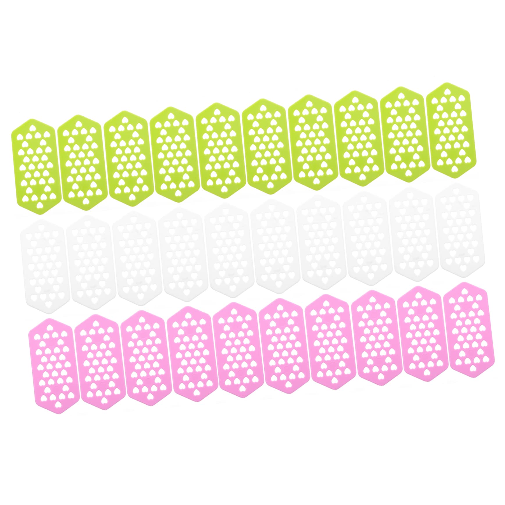 minkissy 30pcs Hair Perm Curling Isolating Cards Insert Boards Volume Curl Perm Tool for Home Salon Use Safe Perms for Hair Non-slip Design Random