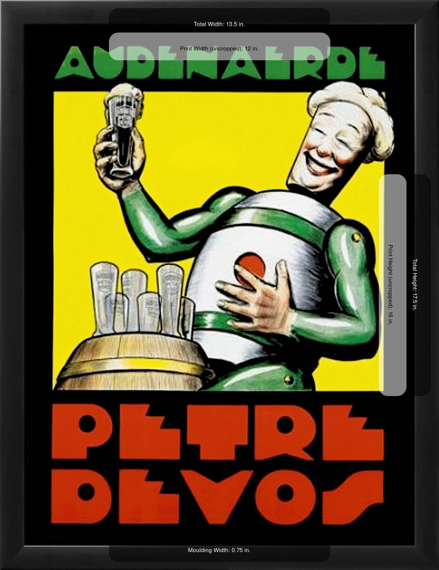 Amazon.com: AllPosters Wall Poster Audenaerde Petre Devos Robot