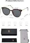 SOJOS Classic Oversized Round Sunglasses Womens Mens Trendy Large UV400 Sunnies SJ2068