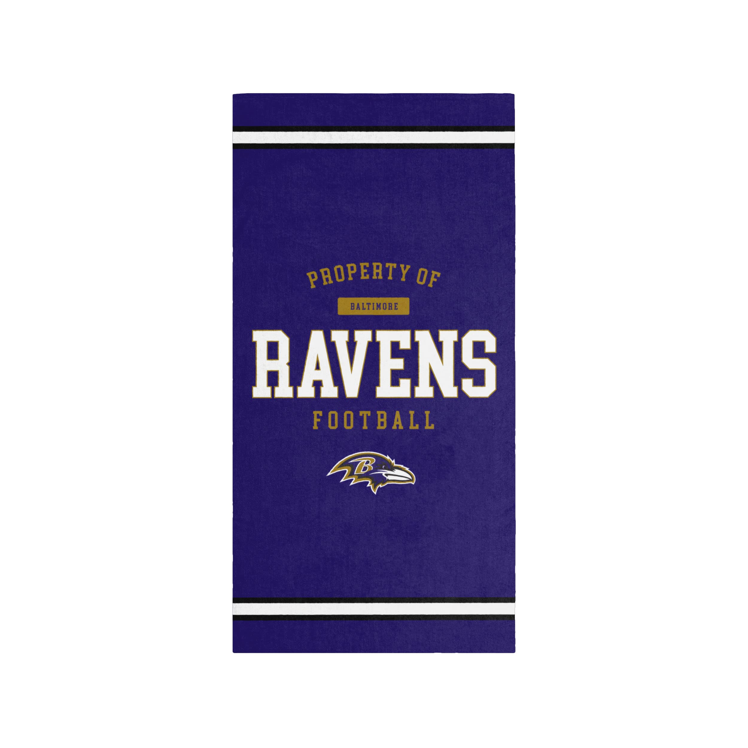 FOCO Baltimore Ravens NFL Property of Beach Towel