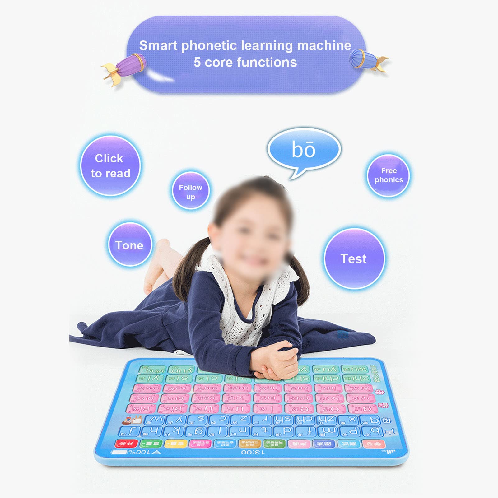 Amazon.co.jp: 中国の拼音学習機、1年生の子供用拼音学習機、タッチ