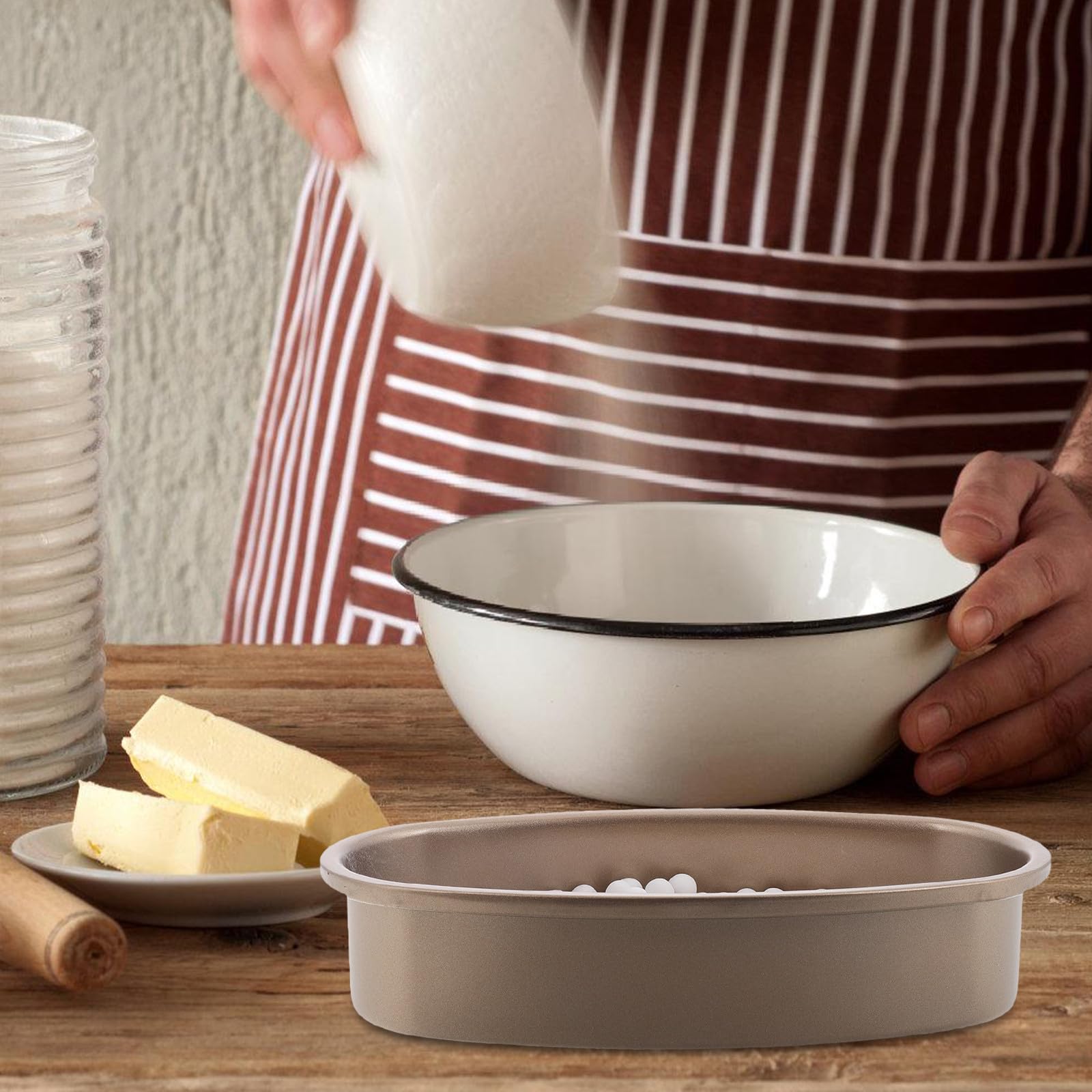 Gadpiparty Piedra Cerámica y Experiencia de Horneado Conveniente Absorción de Humedad 500 G para Horno de Pizza y Tartas para Uso en Casa