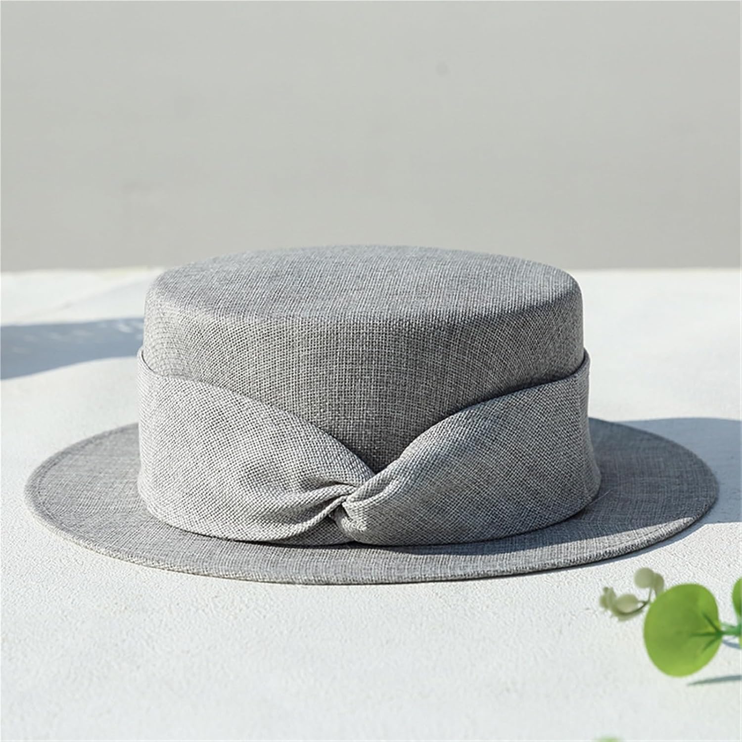 Women's Sun Hats Summer Japanese Flat Top Straw Hat French Retro Small Hat Fairy Seaside Travel Protection Casual Hat