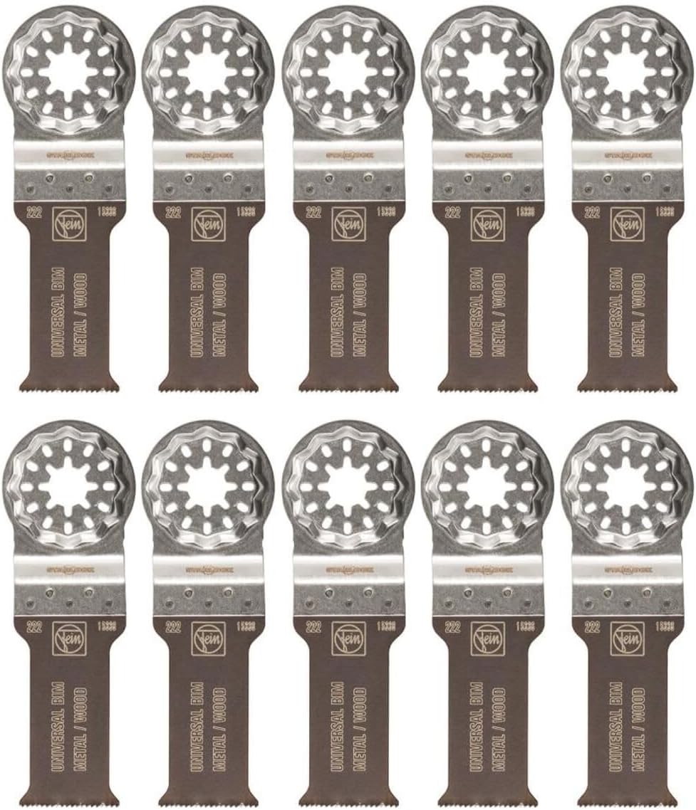 Fein E-Cut Universal 222 Saw Blade with Bi Metal Toothing for Various Applications