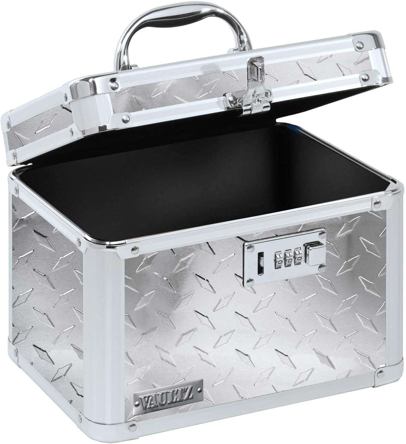 Vaultz Combination Lock Box Pack of 1/2 10 x 7.25 x 7.75 Inch Standard Safe with Key and