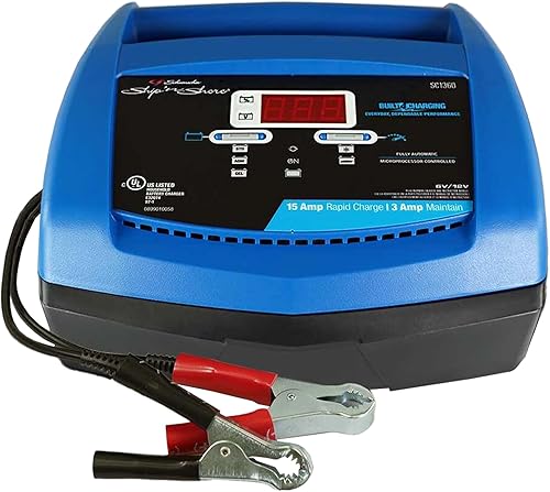 Schumacher Cargador de batería rápido y mantenedor