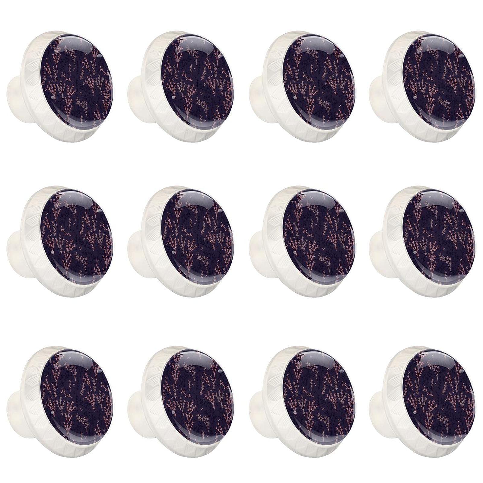 Boutons d'armoires de cuisine décoratifs violets pour sublimer vos meubles
