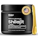 Kobix Pure Himalayan Shilajit Resin, High Nutritional Potency, 85+ Trace Minerals Humic & Fulvic Acid, Immune Support for Men and Women, 3rd Party US Lab Tested- 30g