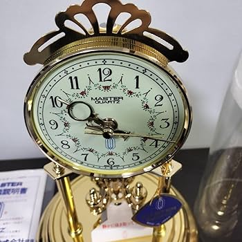 ★未使用 日進時計 MASTER QUARTZ マスター クォーツ 置き時計 NO-M6503 日新時計工業株式会社 マスタークオーツ 高級水晶