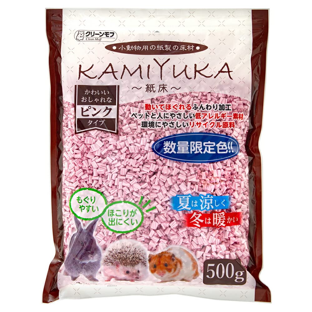 Amazon | クリーンモフ 小動物用床材KAMIYUKA - ピンク | クリーンモフ