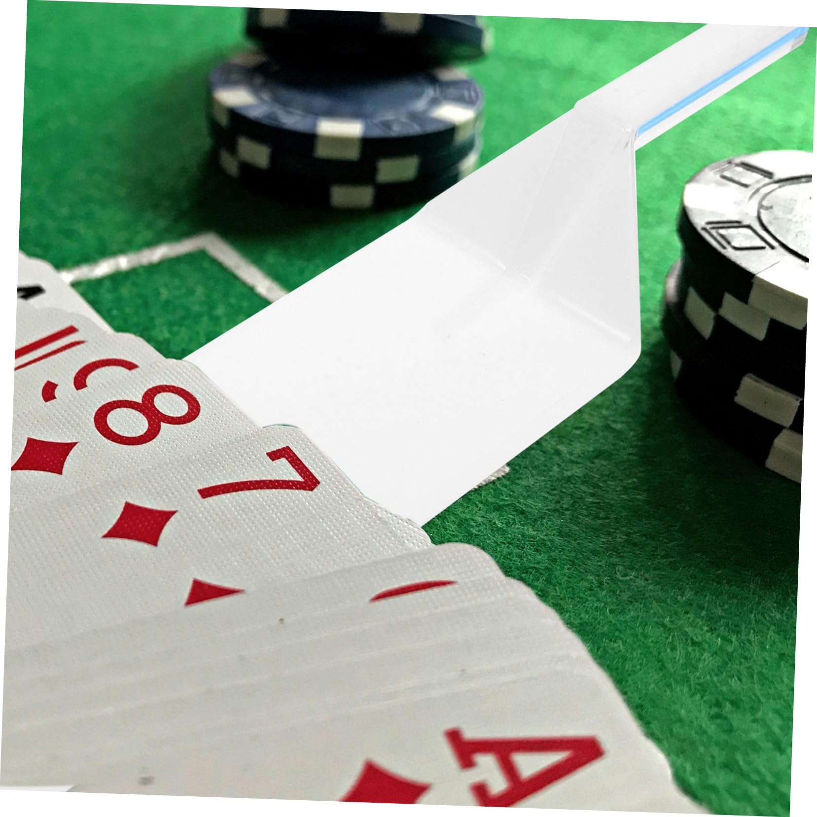 ifundom 3stücke Poker Karten Schaufel Wiederverwendbare Dealer Schaufel Aus Robustem Kunststoff Für Kartenspiele Leicht Und Tragbar Schützt Vor Zählbetrug Und Sorgt Für Reibungslosen