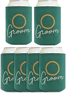 Groom Gifts For Bachelor Party Groom Ring 6-Pack Can Drink Coolies Groom