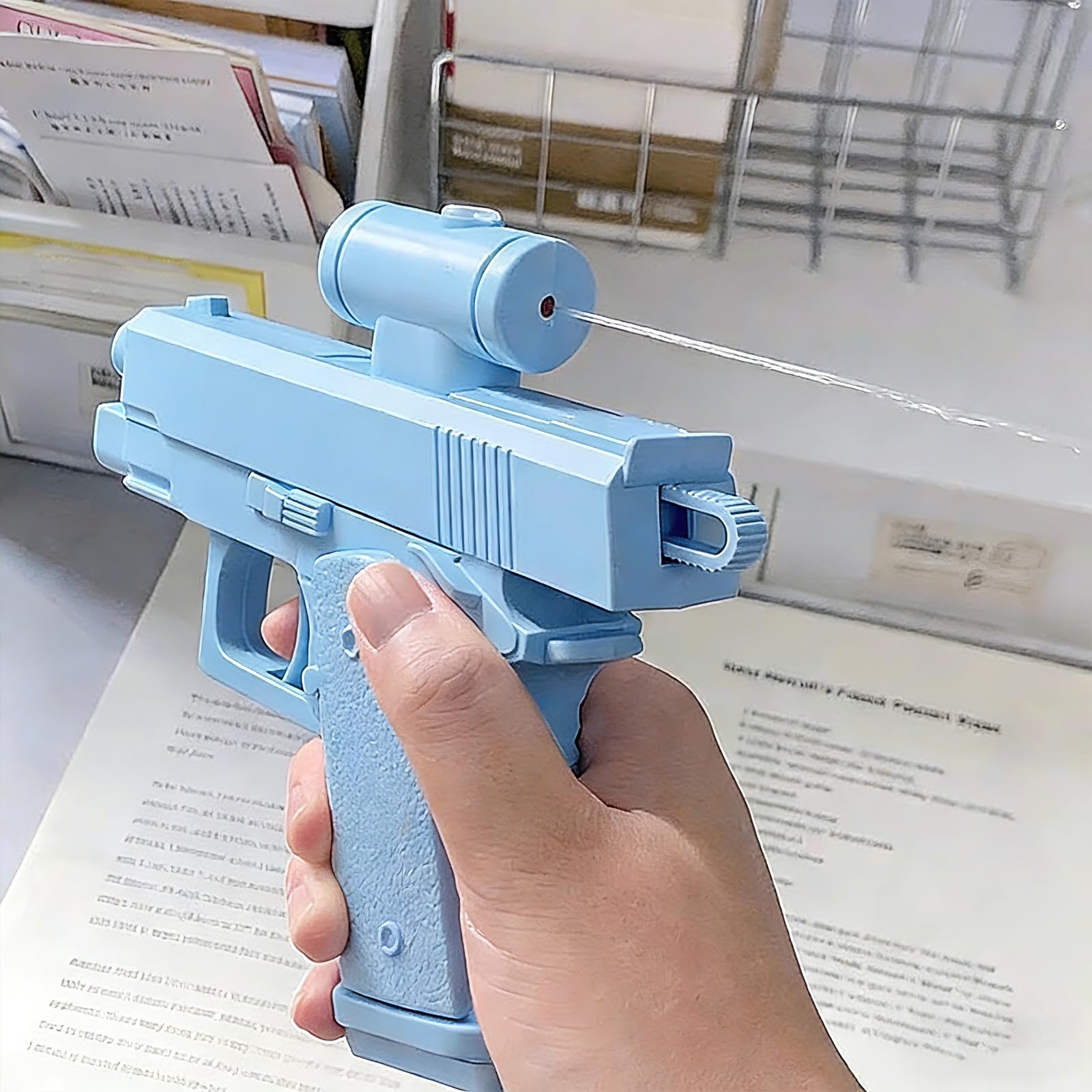 2 sztuki żartobliwego pistoletu na wodę, kompulsywny dwukierunkowy pistolet na wodę, pistolet do odwrotnej roboty, szkolna gra w zaopatrzenie, oryginalne prezenty idealne dla przyjaciół