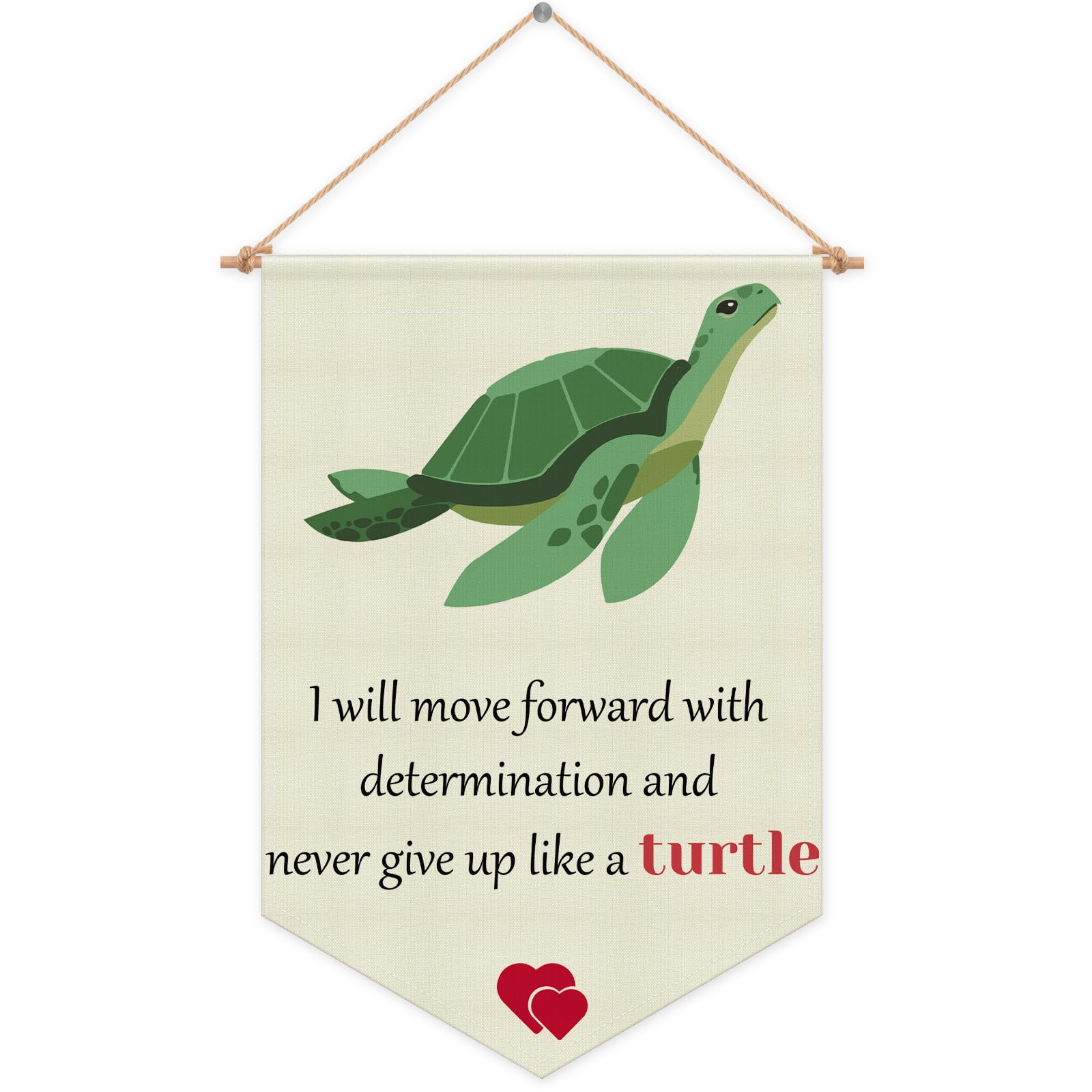 Turtle Gifts for Turtle Lovers Kids Hanging Pennant Flag Banner Sea Animals Decor Turtle Themed Gifts for Girls Nursery Bedroom Playroom Game Room Beach Ocean Wall Decor Christmas Birthday Present