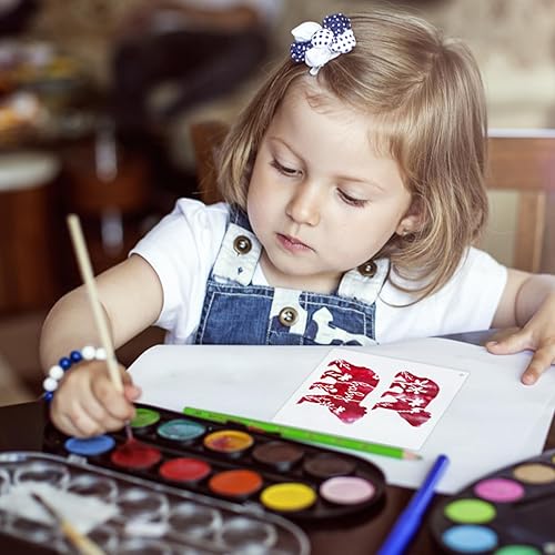 Miniatura 6 de 30 plantillas de animales para pintar, plantillas reutilizables de pintura de animales con 1 anillo dividido, plantillas de animales del bosque,