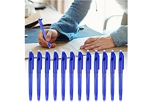12pcs Heat Erasable Fabric Marker Pens Blue for Sewing Quilting