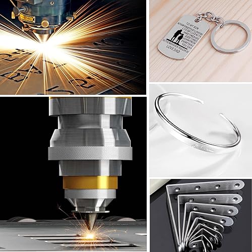 Miniatura 6 de Paquete de 20 chapas de aluminio 6061 T6 de 6 x 6 x 1/64 pulgadas, placa plana de aluminio lisa cubierta con película protectora, placa de aluminio