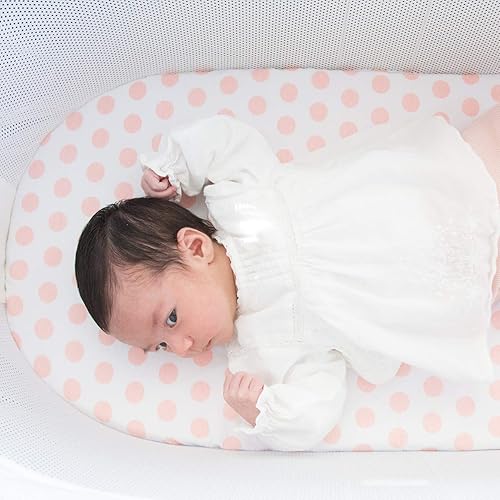 Miniatura 4 de Sábanas de cuna para bebé niña  Tamaño universal sábana ajustable para cuna para bebé y colchón, tela de algodón ultra suave juego de 2 unidades