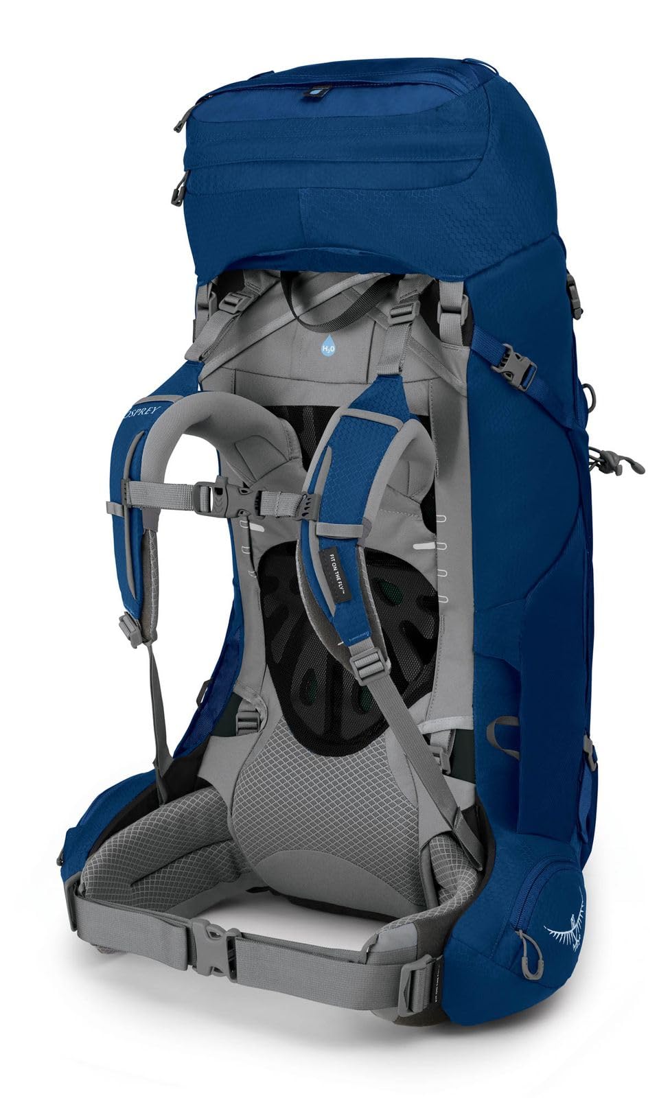 Osprey Ariel Sac de trekking femme, 55L Medium/Large, Ceramic Blue
