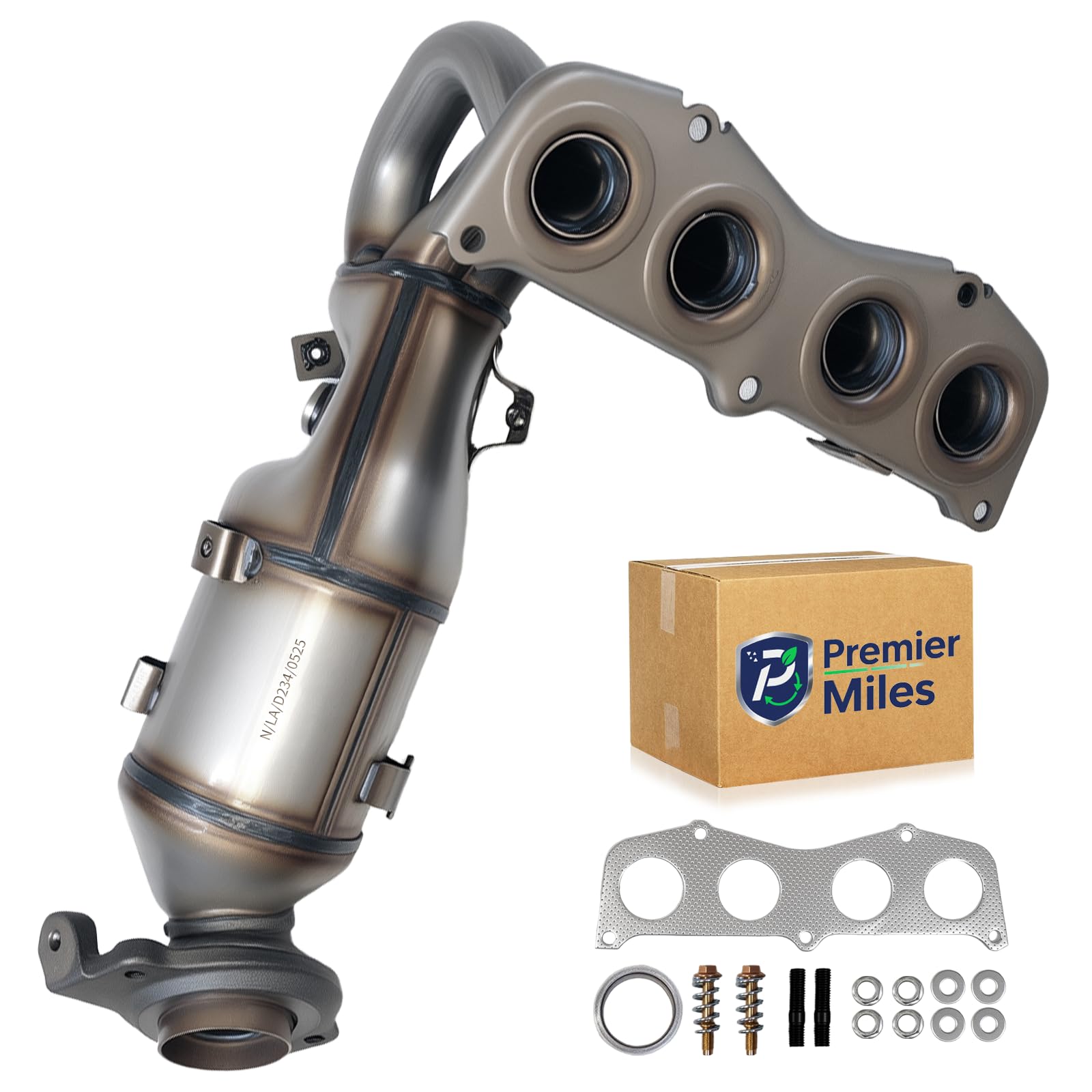 Photo 1 of PREMIER MILES Catalytic Converter Compatible with Toyota Rav4 2004 2005, Scion tC 2005 2006 2.4L L4 Front, interchange with OE 25051-28430 and 25051-28220, 641342 and 16398 (EPA Compliant?