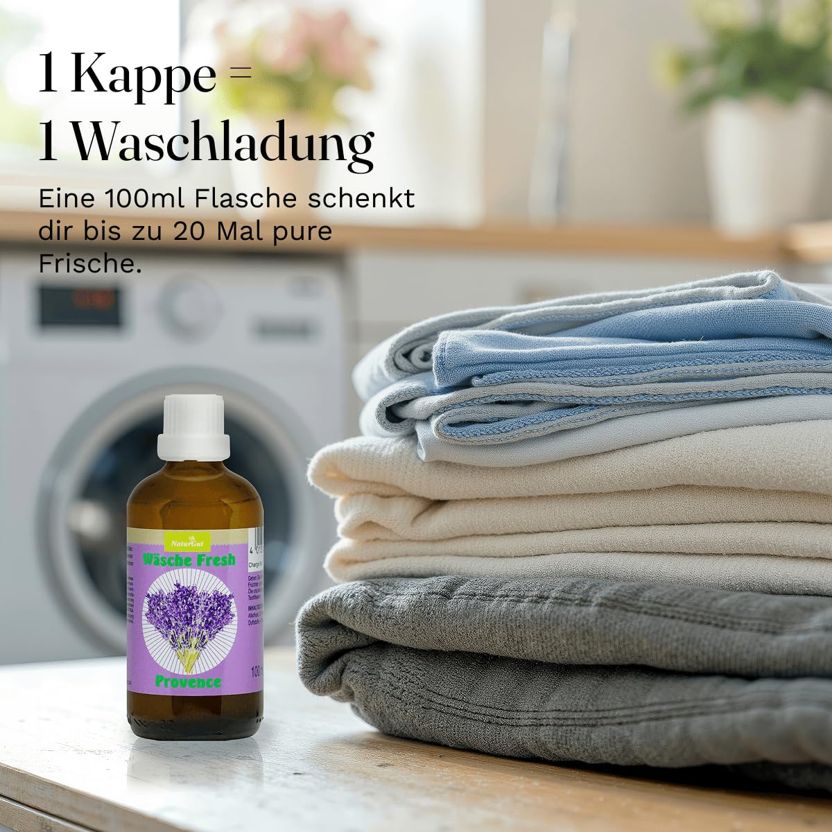 NaturGut Wäsche Fresh Provence Lavendel Wäscheduft 3er Set Sparpaket