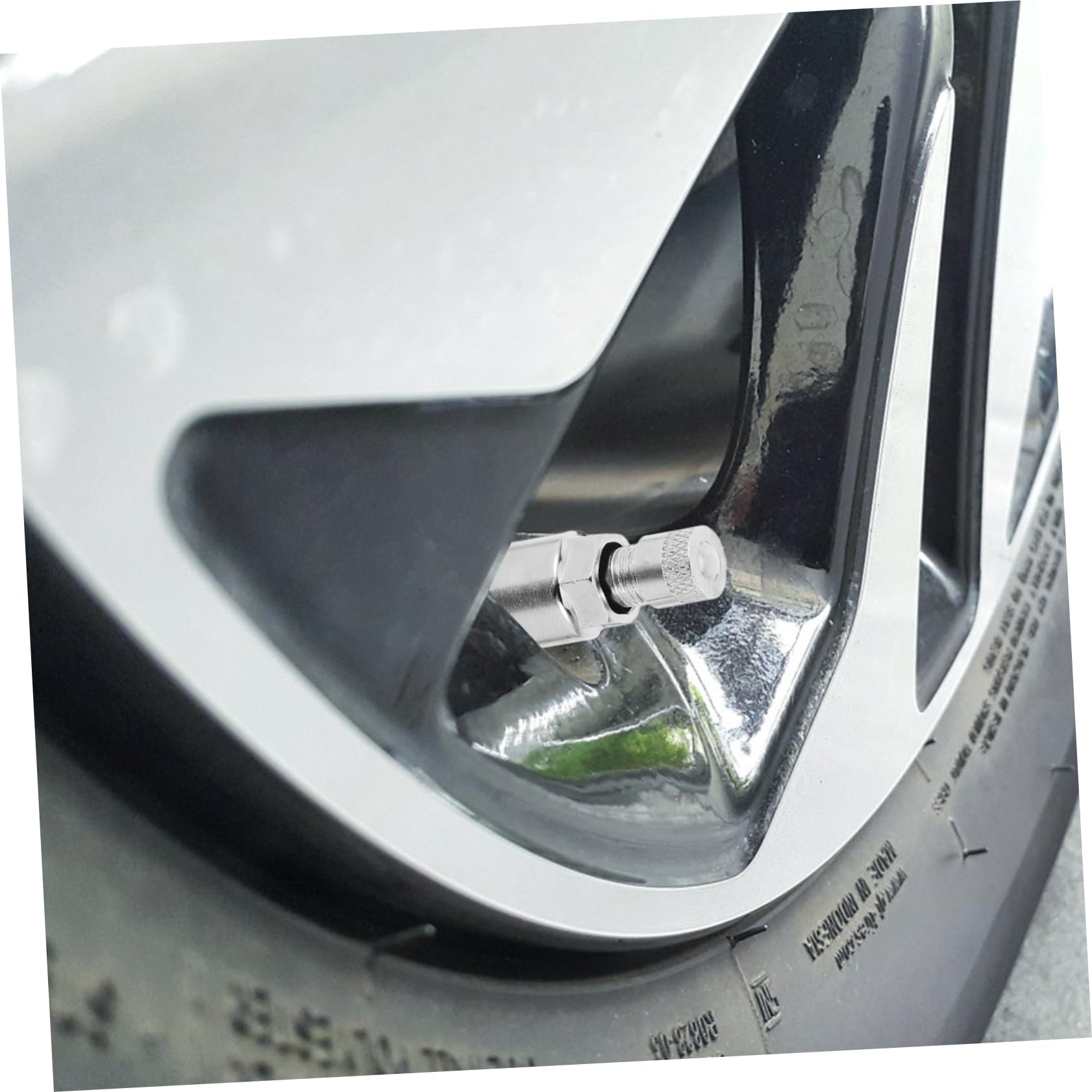 Steli Valvole Pneumatici Metallo Imbullonati 10 Pezzi per Auto e Camion Resistente Alte Temperature Facile Installazione Ricambi Valvole Pneumatici Ruote