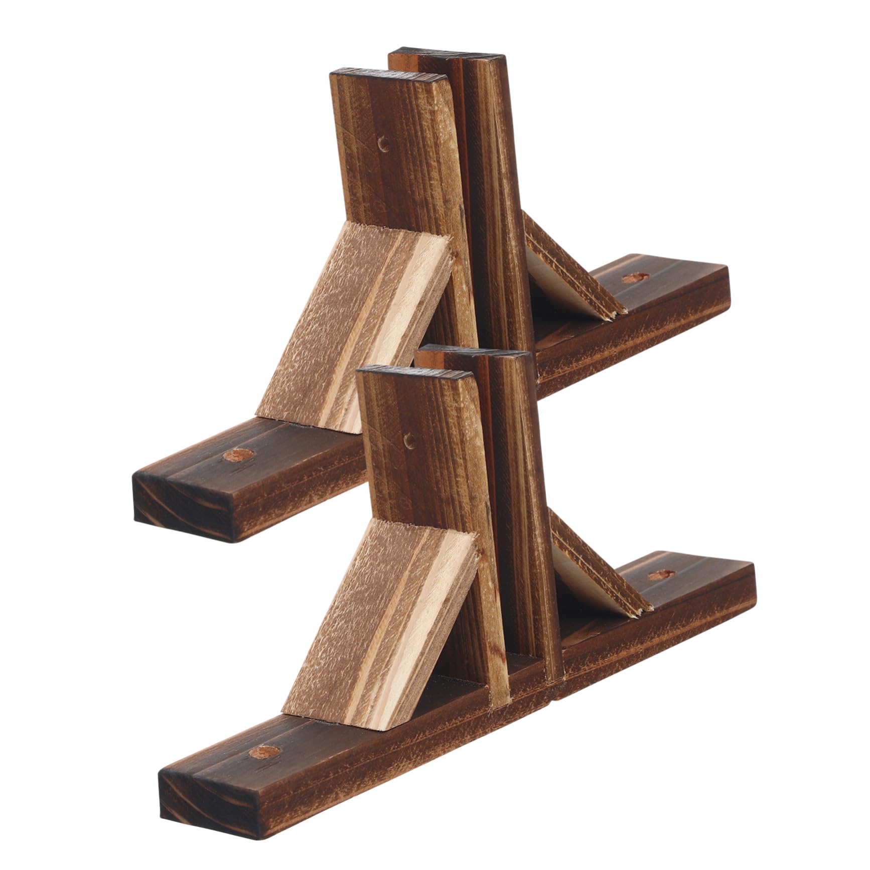 2pcs Picket Fence Support Feet Garden Fence Bases Stand Holder Yard Fence Supply Outdoor Lawn Fence Accessories