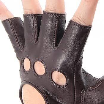 Amazon | アルタクラッセカプリガンティ 手袋 メンズ 本皮 半指 指貫