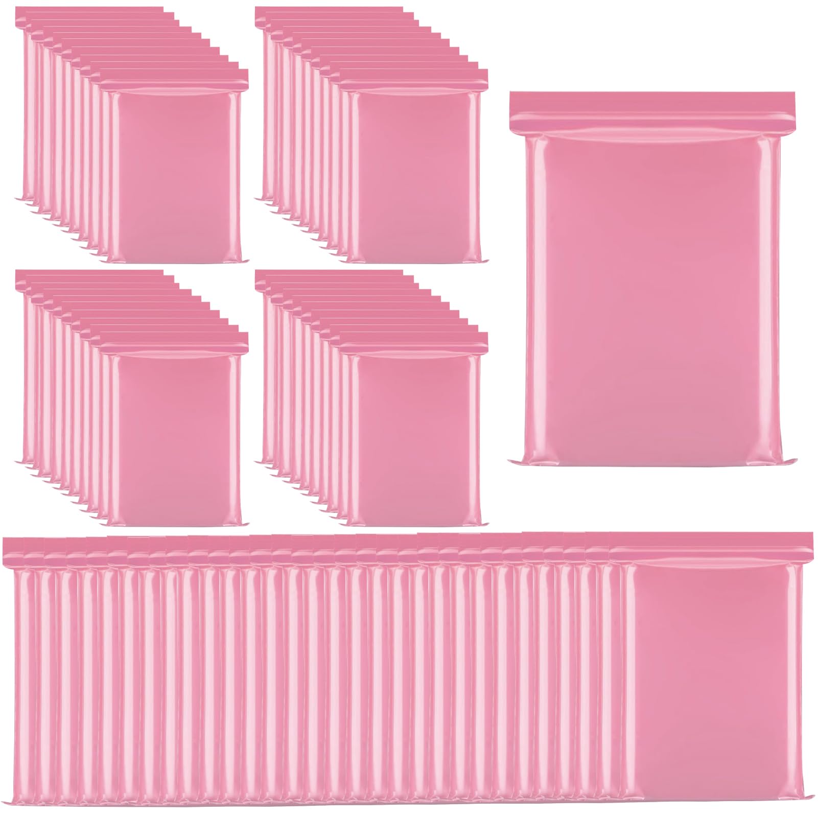 200 bolsas higiénicas para compresas sanitarias, 15 x 10 cm, bolsas de eliminación de tampo, bolsas higiénicas femeninas (rosa)