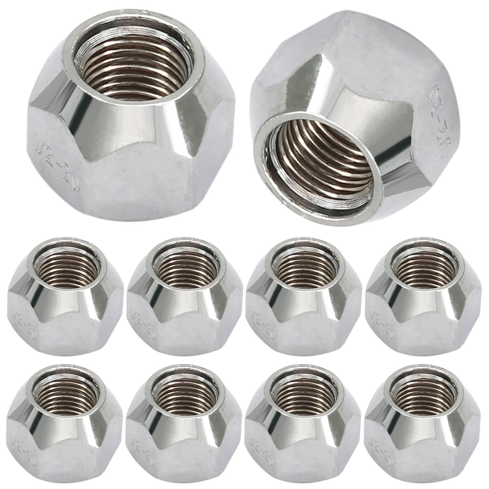 Wheel Nuts For RV 16-Pack Trailer RV Wheel Nuts – 1/2-20 Cone Style, Durable & Reliable Aluminum Trailer Wheels - Foto 10