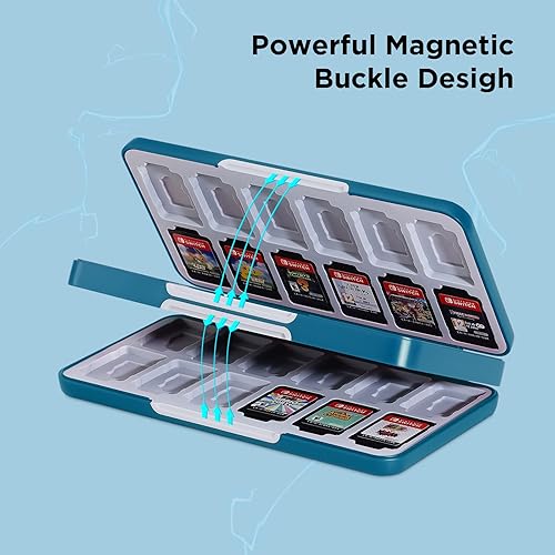 Miniatura 3 de JINGDU 48-Slot Switch Game Card Case Compatible with Switch Game Cards & micro SD Cards, the Games Holder Organizer Suitable for Switch, Lite & OLED