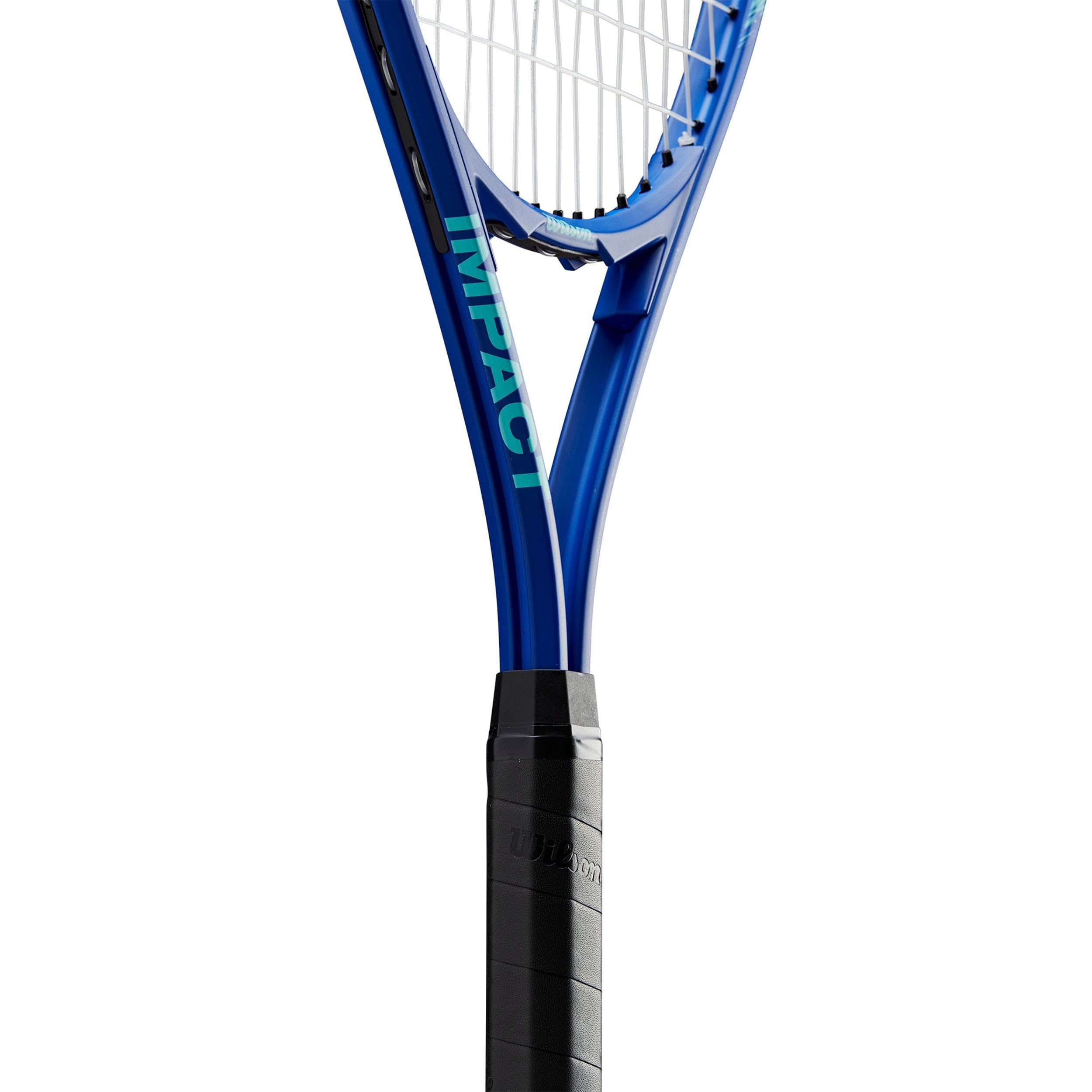 Amazon | Wilson Impact テニスラケット ブルー/レッド 4-3/8インチ (3
