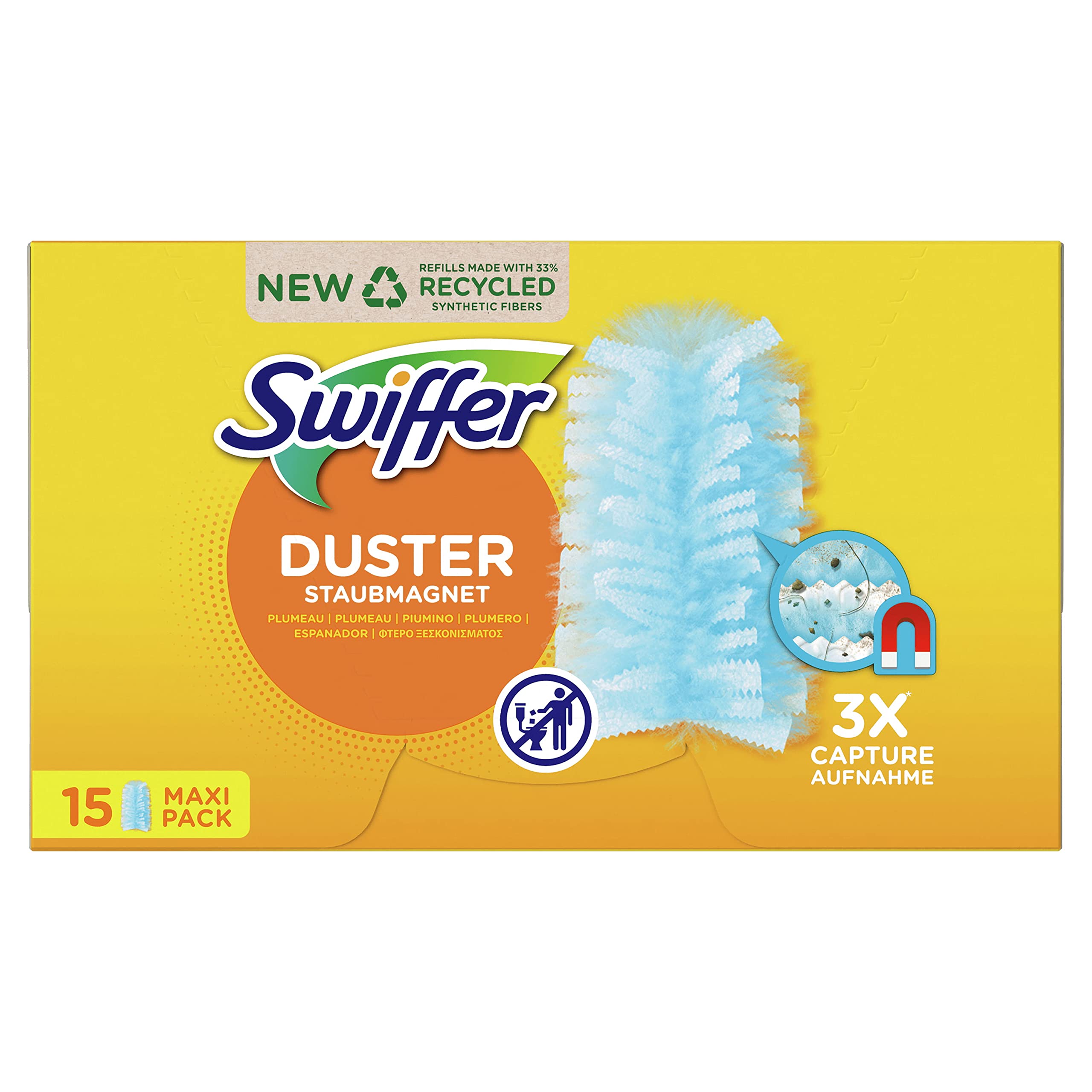 Swiffer Catches and holds dust removal refills x 15