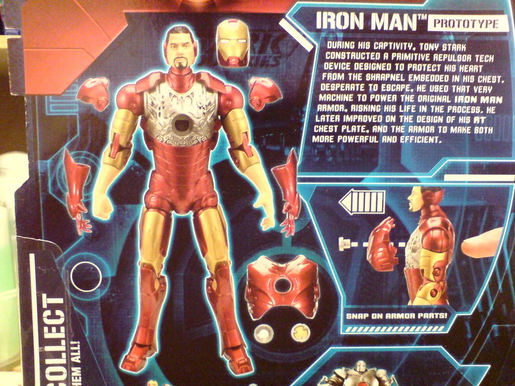 Iron Man Movie Toy Series 1 Action Figure Iron Man Prototype