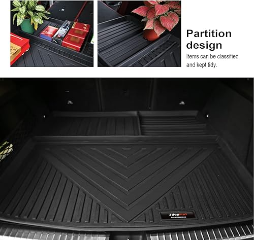 Miniatura 3 de Jdeymat Alfombrillas de piso y forro de maletero de carga personalizadas para Mercedes Benz GLE Class 2020 2021 2022 2023 juego de alfombrillas de