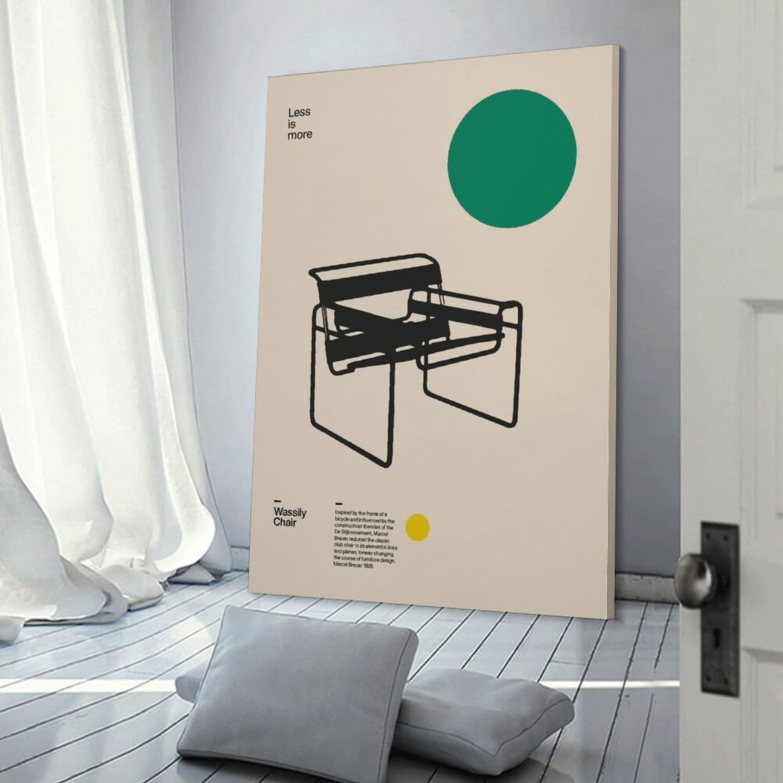 バウハウス Bauhaus アートポスター A2版　ワシリーチェア Amazon.co.jp: ワシリーチェア展ポスター バウハウスポスター